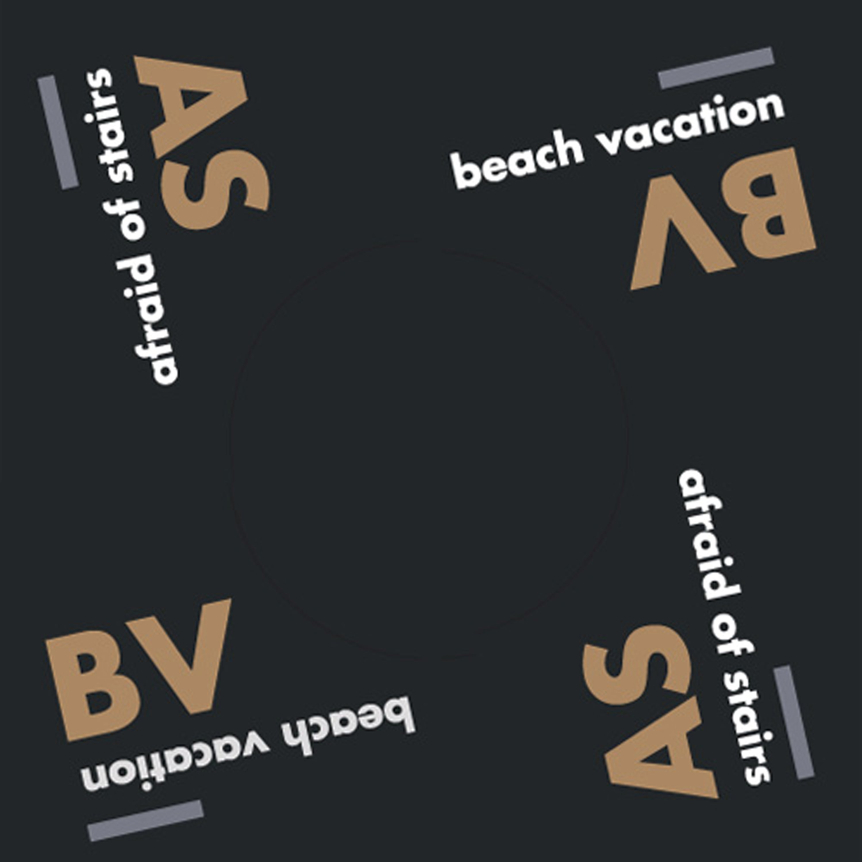 Afraid Of Stairs & Beach Vacation - 2014 Jigsaw/Dufflecoat Records Singles Club #4 (7 INCH)