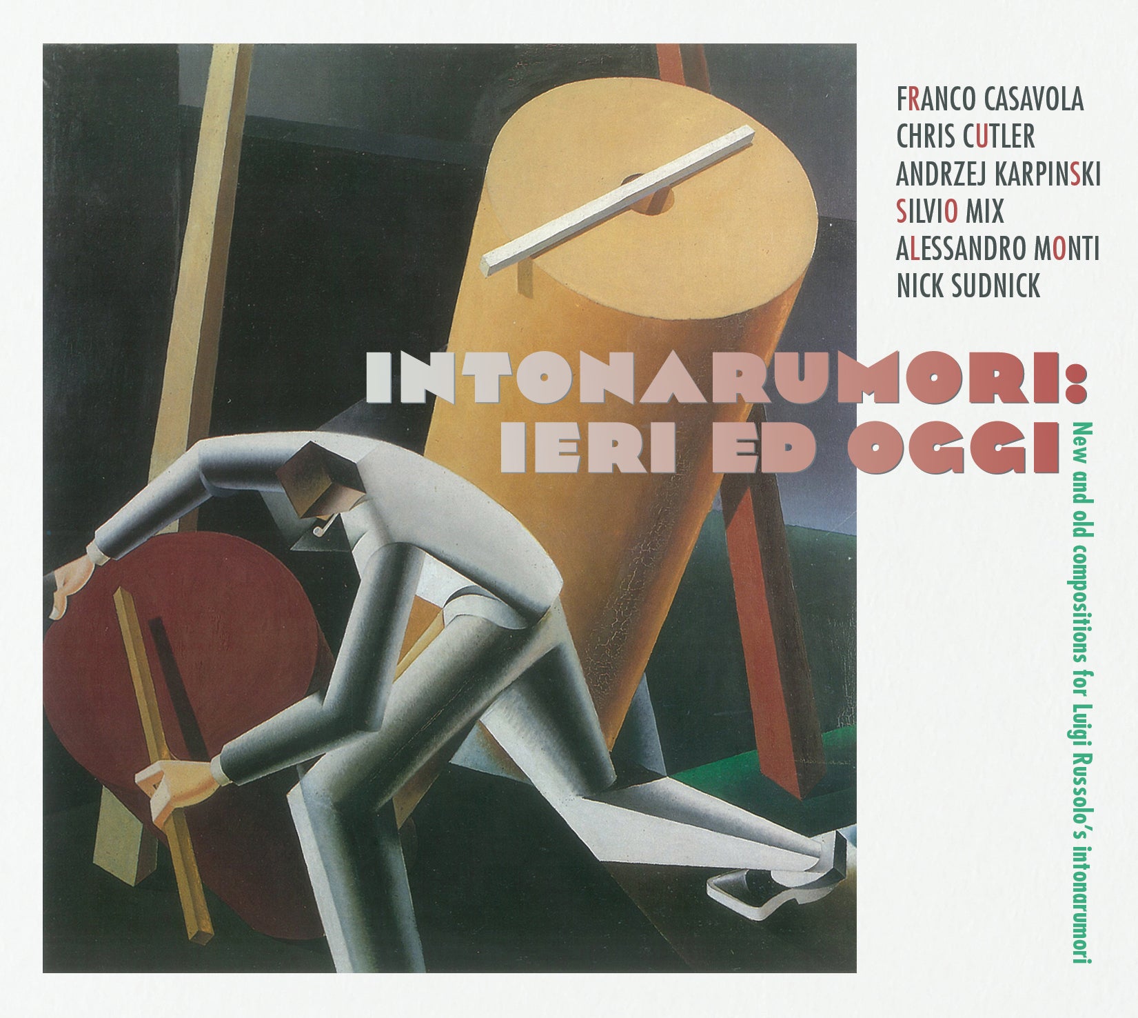 Luigi Russolo & Chris Cutler, Sudnick, Monti, Karpinski - Intonarumori: Ieri Ed Oggi (CD)