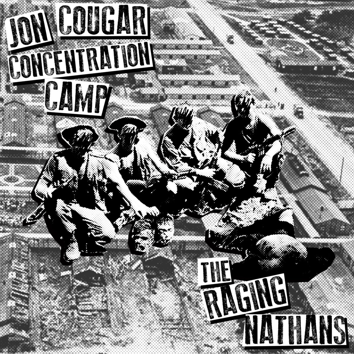 Jon Cougar Concentration Camp & The Raging Nathans - Split 7 Inch (7 INCH)