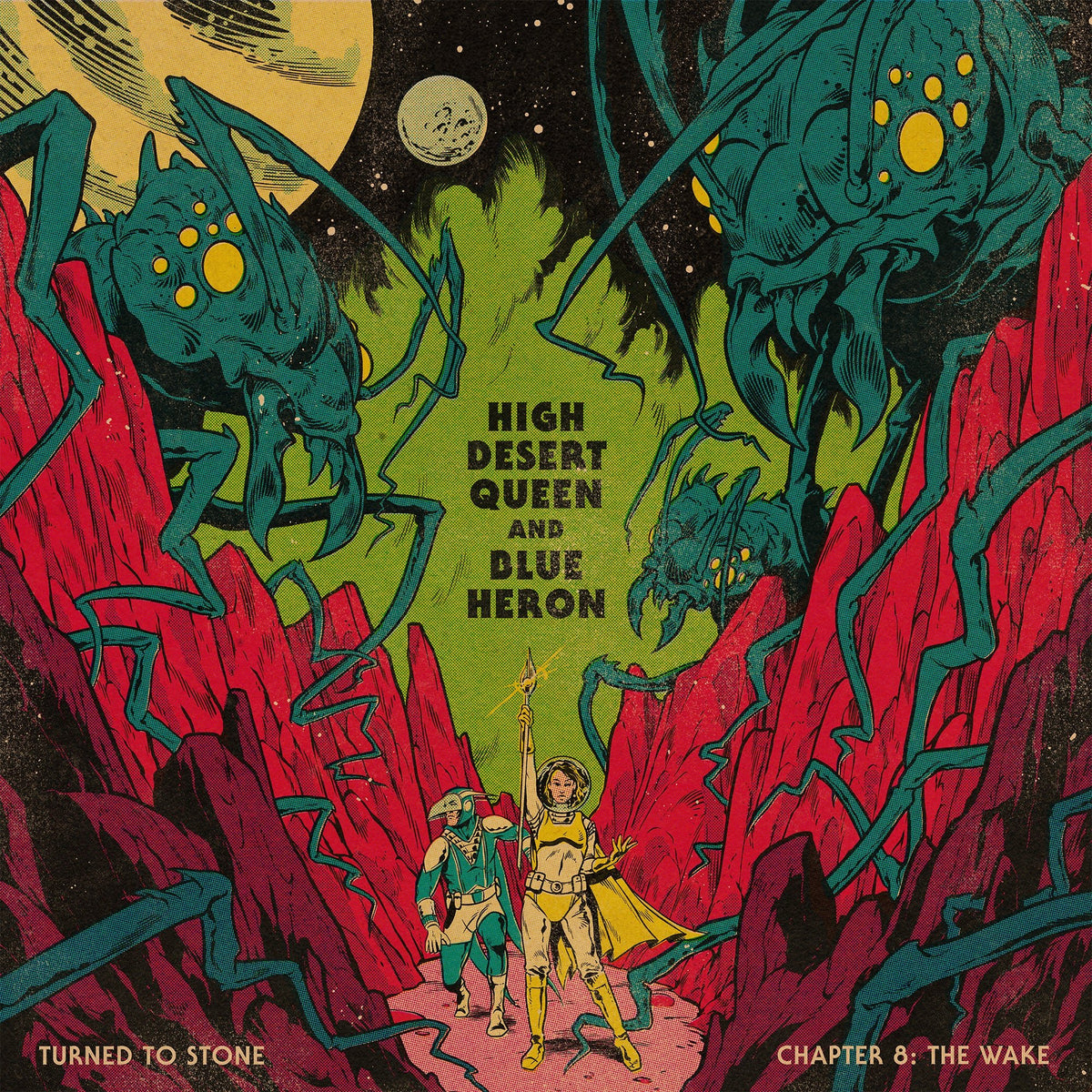 High Desert Queen & Blue Heron - Turned To Stone: Chapter 8 The Wake (LP)