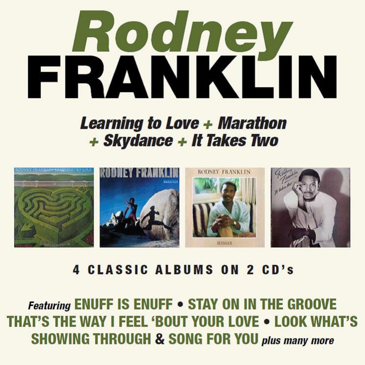 Rodney Franklin - Learning To Love/Marathon/Skydance/It Takes Two (CD)