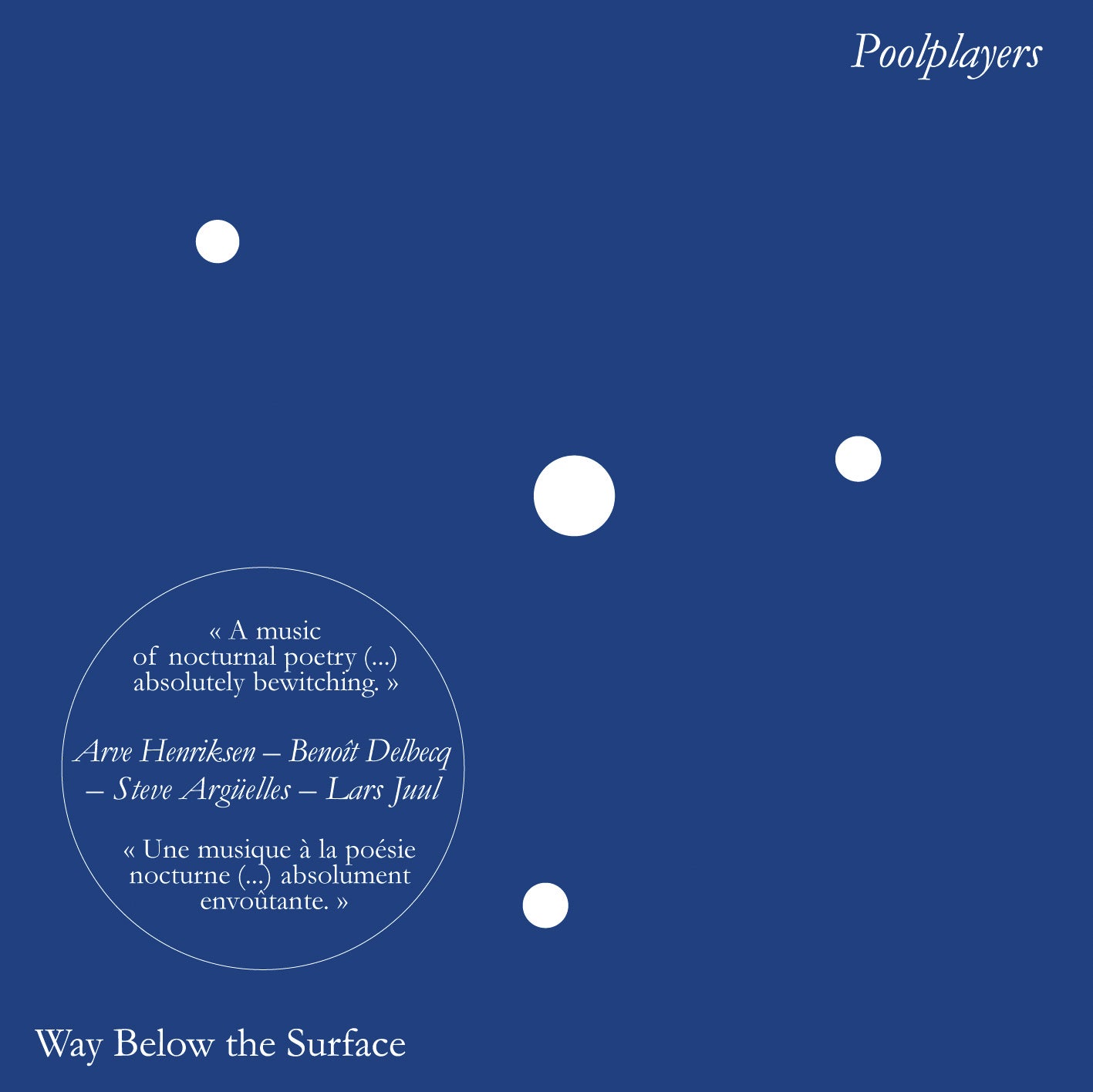 Poolplayers - Way Below The Surface (CD)