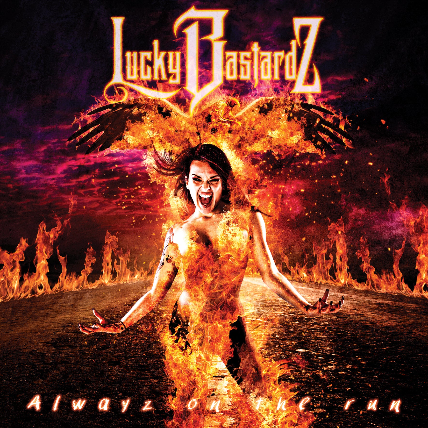 Lucky Bastardz - Alwayz On the Run (CD)