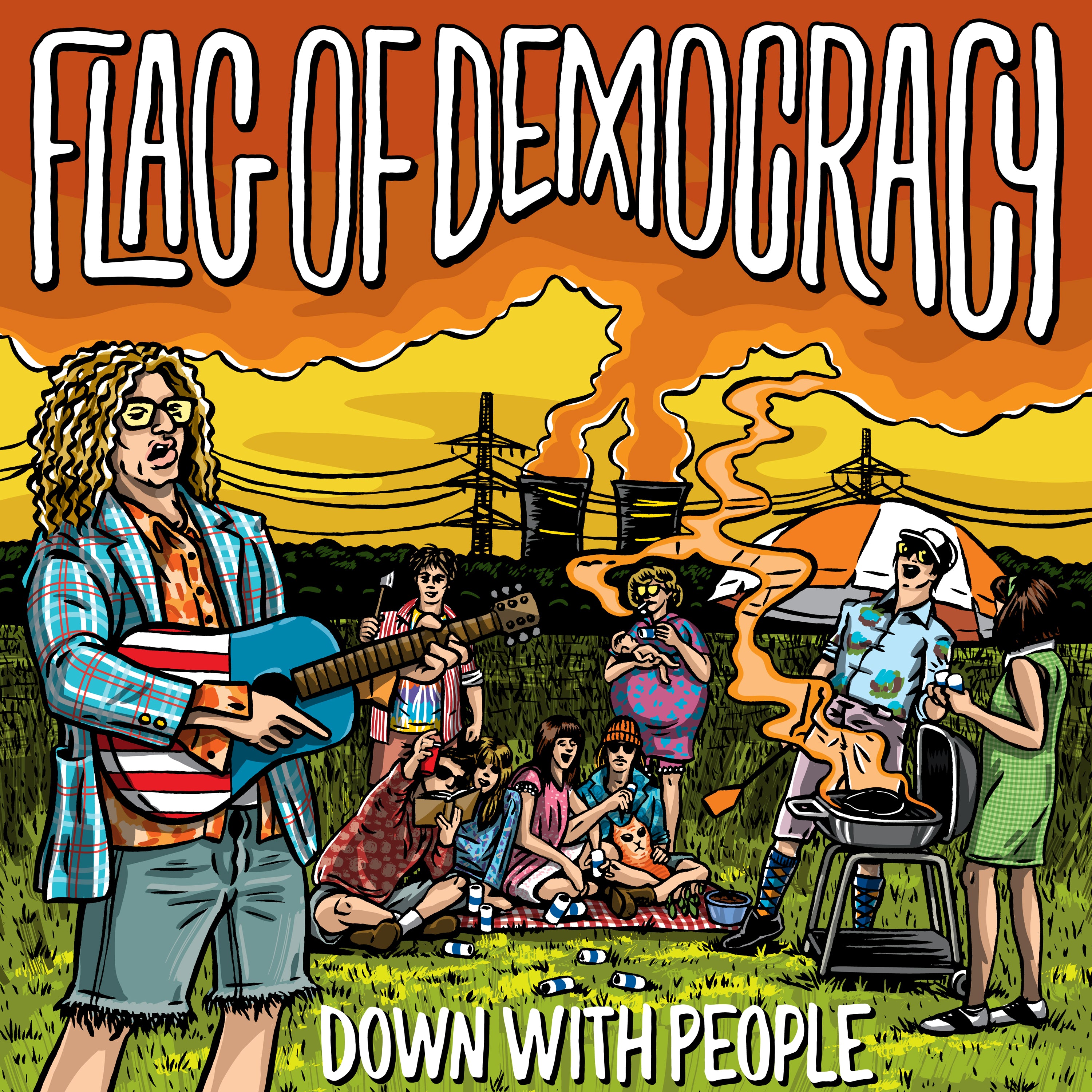 Flag Of Democracy (FOD) - Down With People (LP)