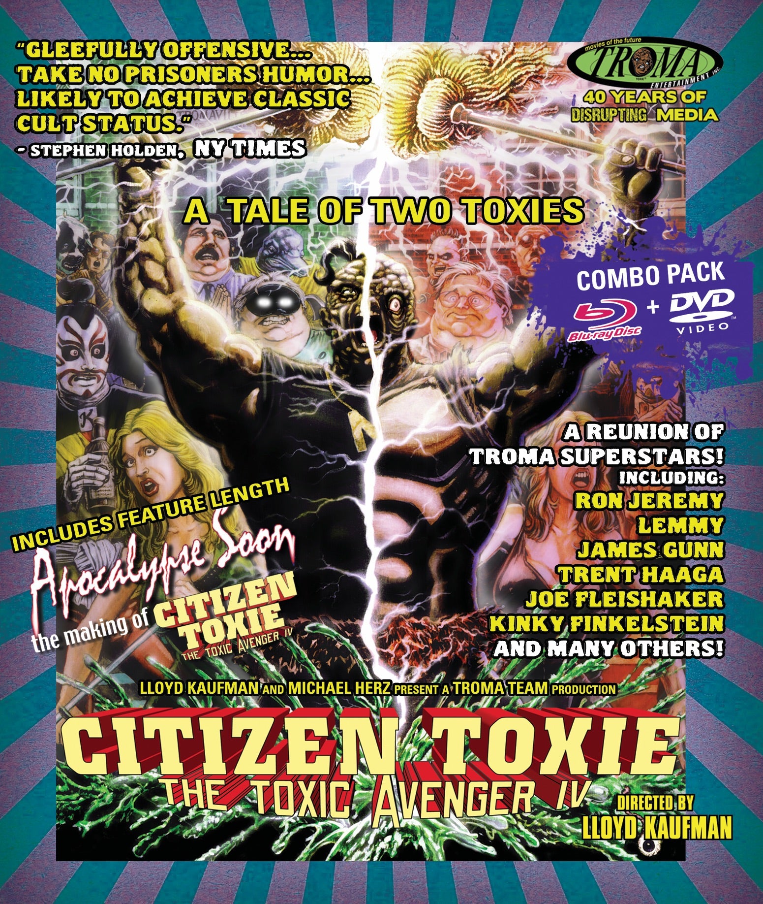 Citizen Toxie: The Toxic Avenger IV (Blu-ray + DVD) | Troma Films