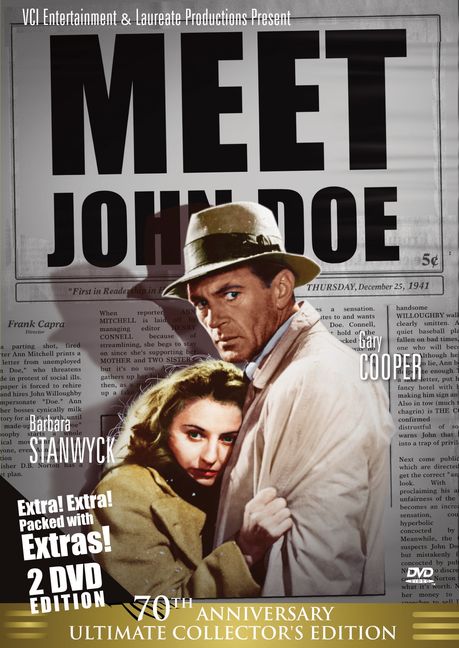 Meet John Doe: 70th Anniversary Ultimate Collector's Edition (DVD)