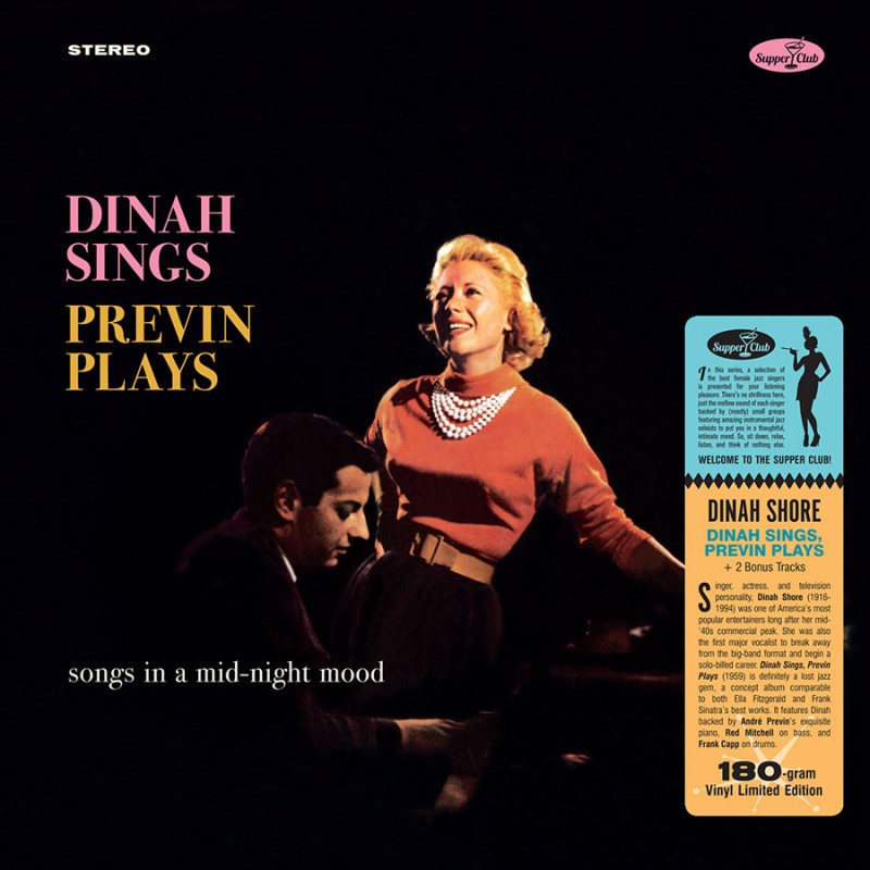 Dinah Shore - Dinah Sings: Previn Plays + 2 Bonus Tracks  (limited Edition) (LP)