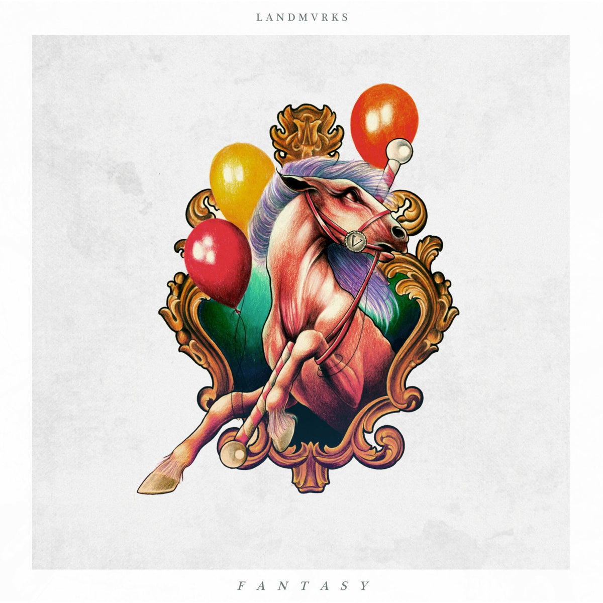 LANDMVRKS - Fantasy (Limited White/Pink Twister Vinyl) (LP)