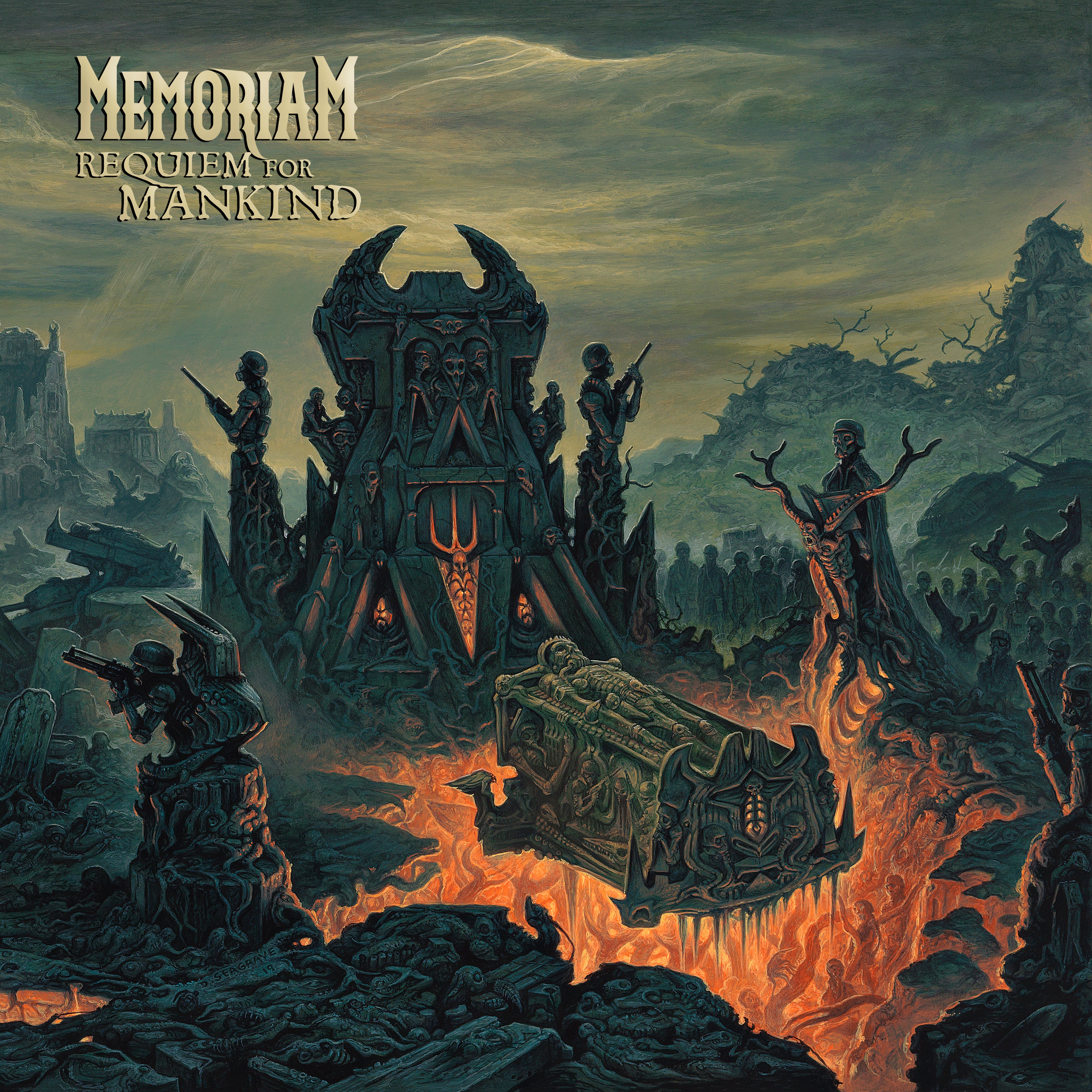 Memoriam - Requiem For Mankind (Limited Yellow, Red Marbled LP) (LP)