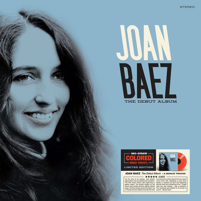 Joan Baez - The Debut Album + 2 Bonus Tracks (limited Red Colored Vinyl) (LP)