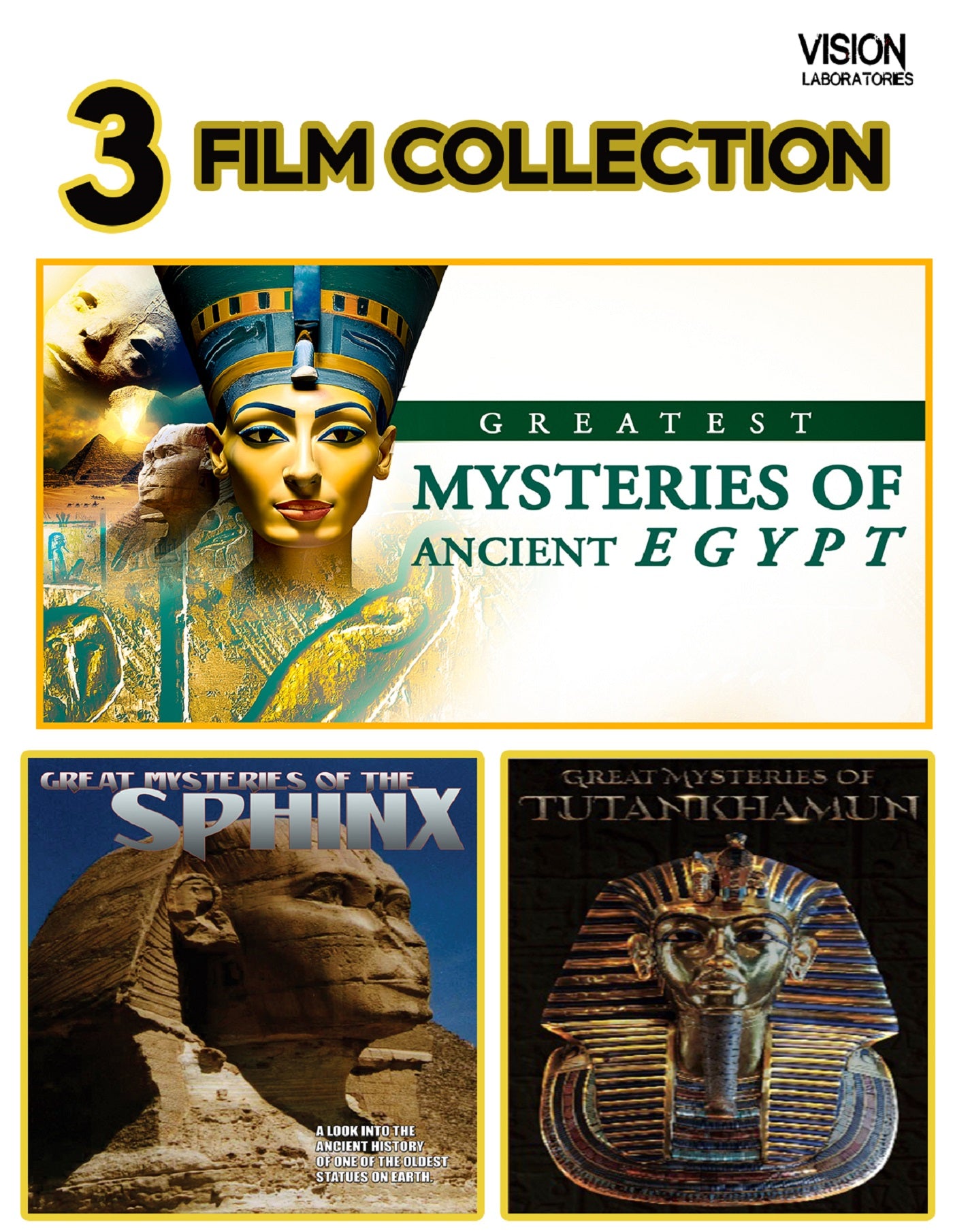 3 Film Collection (Greatest Mysteries Of Ancient Egypt, The Sphinx, Tutankhamun) (DVD)
