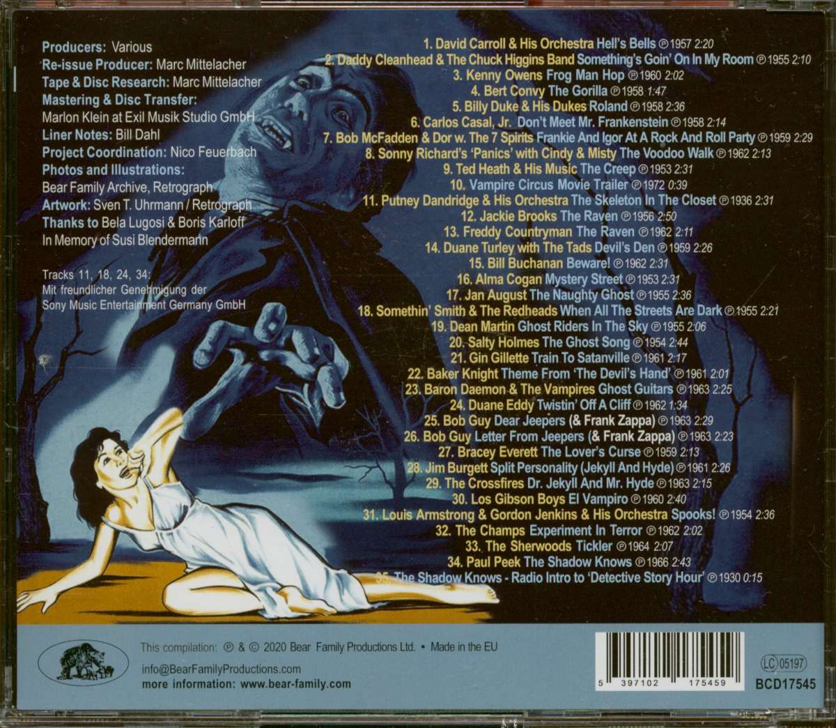 The Shadow Knows More: 35 Scary Tales From The Vaults Of Horror (CD)