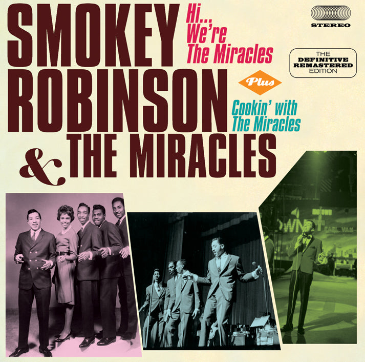 Smokey & Miracles Robinson - Hi...we're The Miracles + Cookin' With The Miracles + 7 Bonus Tracks (CD)