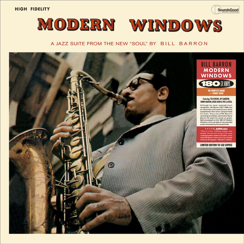 Bill Barron - Modern Windows + 1 Bonus Track (limited Edition) (LP)