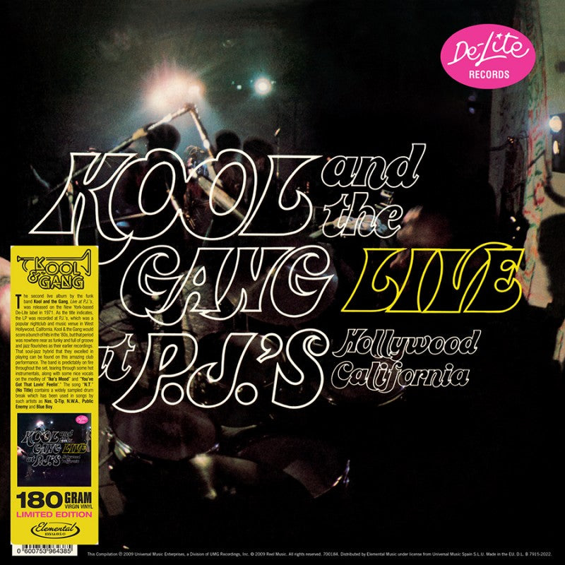 Kool and the Gang - Live At P.j.´s (180-Gram Limited Gatefold Edition) (LP)