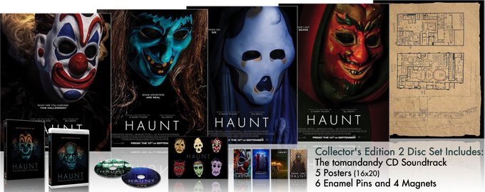 Haunt (2019) - Collector's Edition Box Set (Blu-ray + Soundtrack CD + Posters + Enamel Pins + Magnets) (Blu-ray) PREORDER