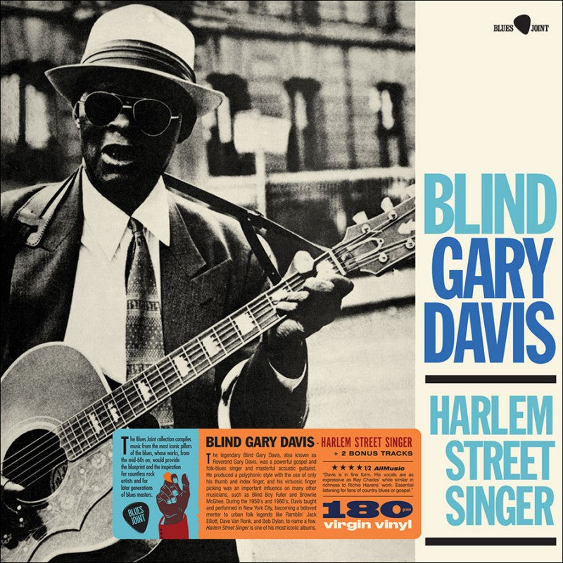 Blind Gary Davis - Harlem Street Singer + 2 Bonus Tracks (limited Edition) (LP)