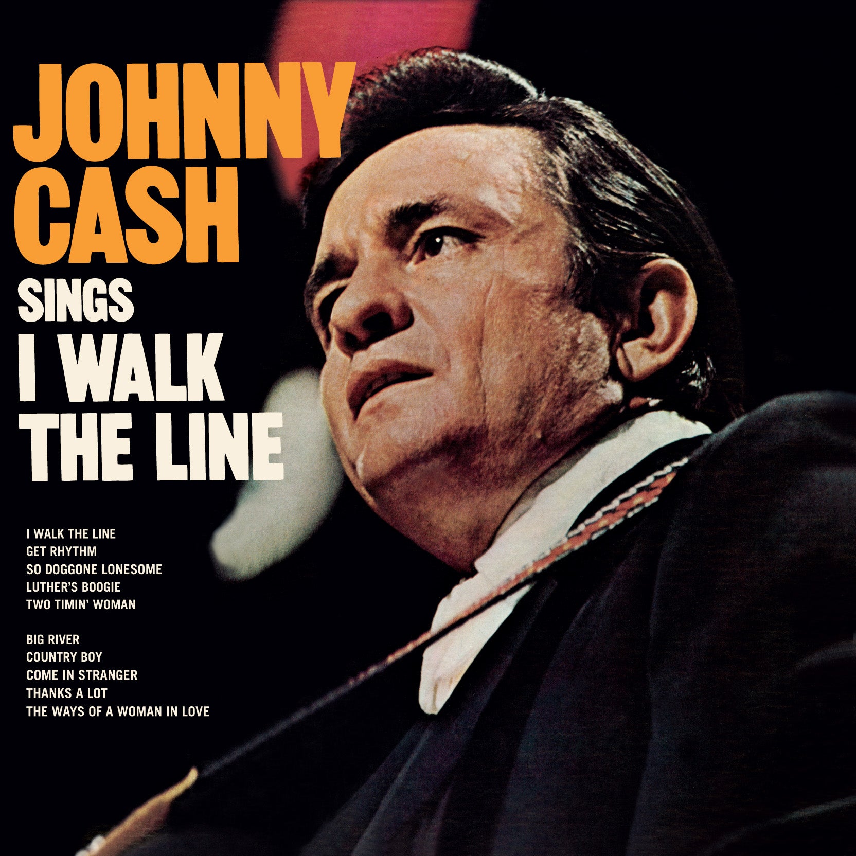 Johnny Cash - Sings I Walk the Line + 4 Bonus Tracks (Limited Orange Colored Vinyl) (LP)