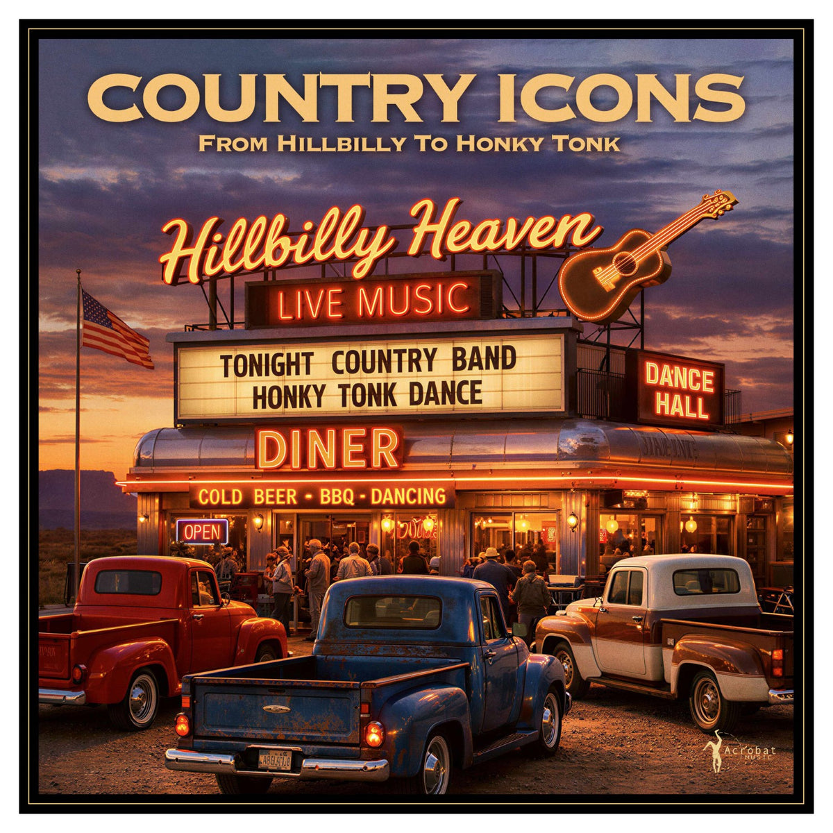 Country Icons: From Hillbilly To Honky Tonk (LP)