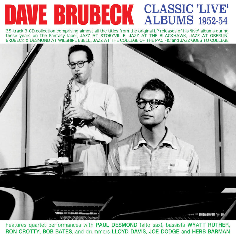 Dave Brubeck - Classic Live Albums 1952-54 (CD)