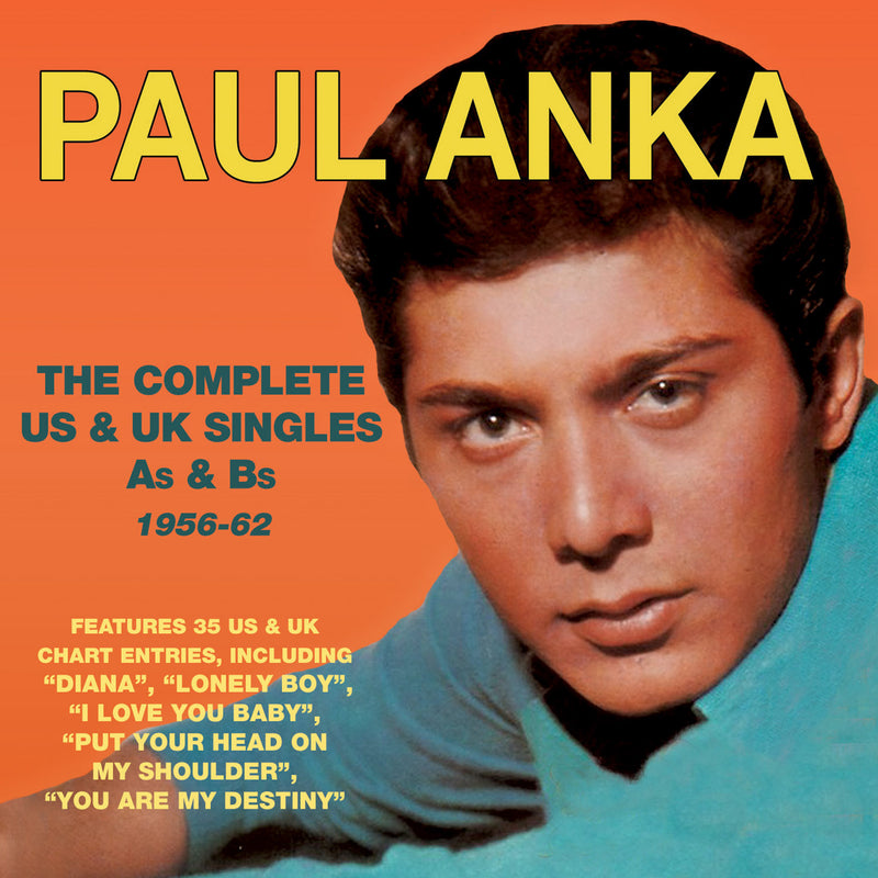 Paul Anka - Complete US & UK Singles As & Bs 1956-62 (CD)