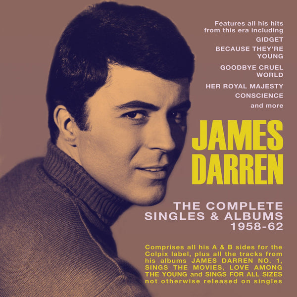 極美品 7レア盤 Reuben James / Closer /U Got Me James Darren - The Complete Singles & Albums 1958-62 (CD)