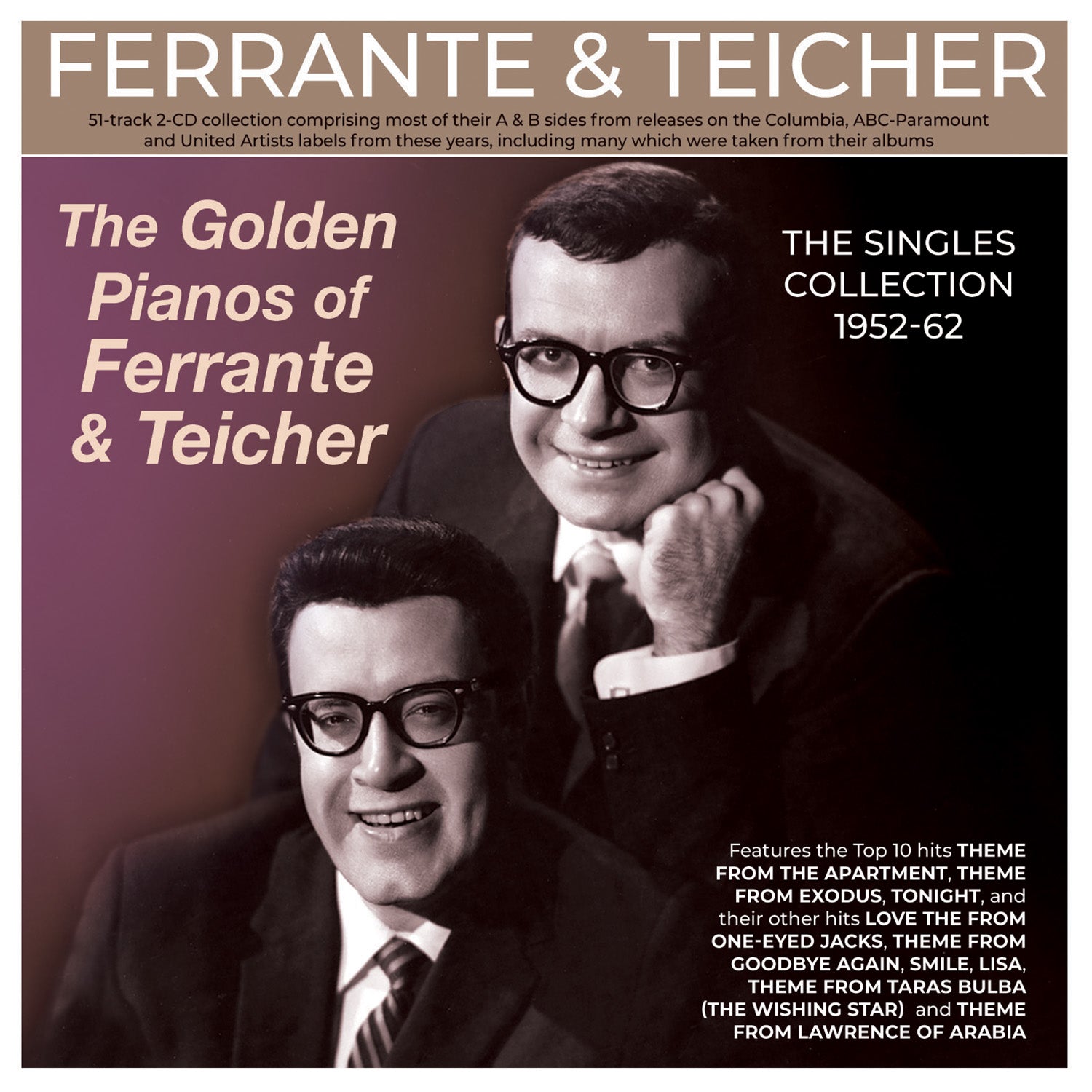 Ferrante & Teicher - The Golden Pianos Of Ferrante & Teicher: The Singles Collection 1952-62 (CD)