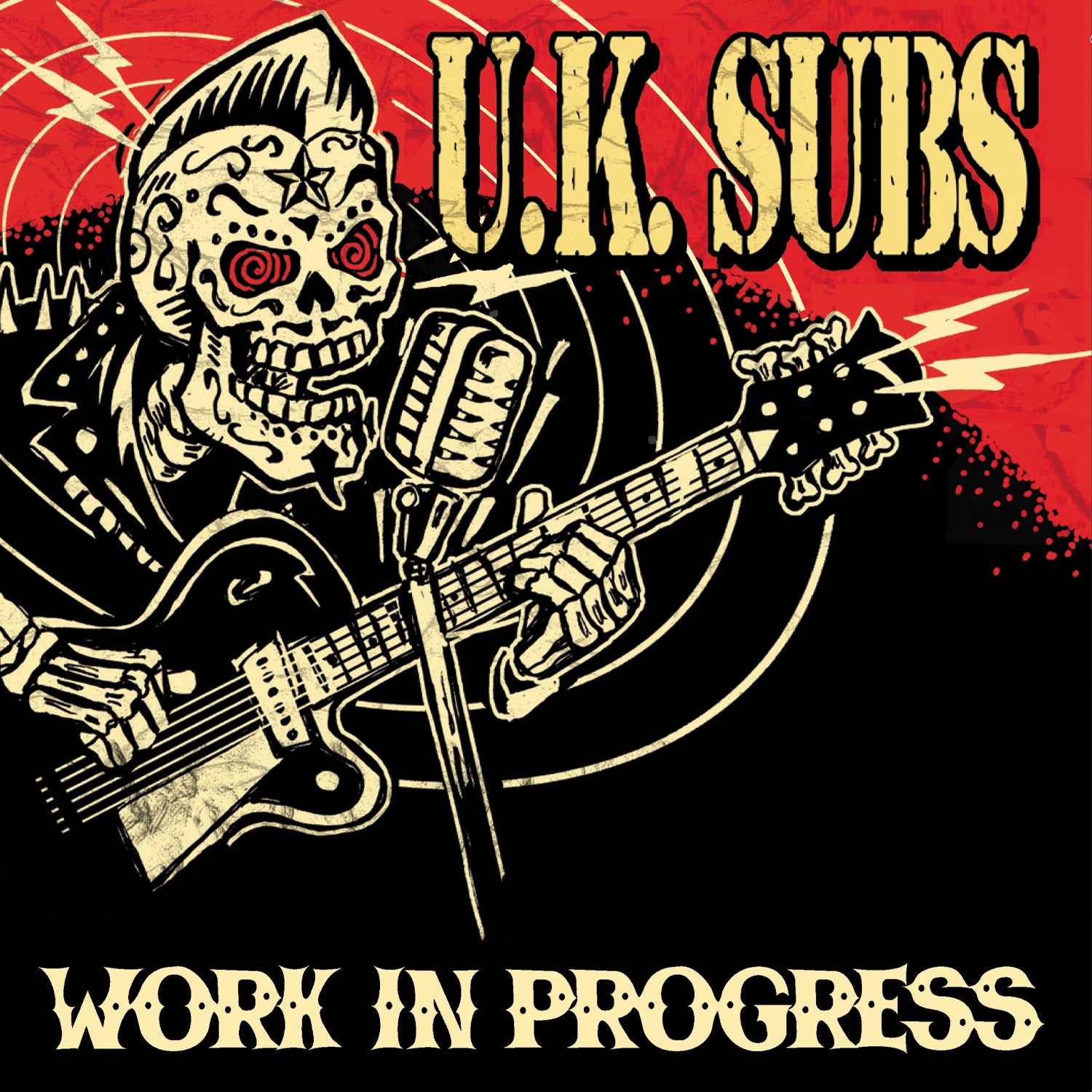 UK Subs - Work In Progress: 2x10 Inch Gold and Silver Vinyl (LP)