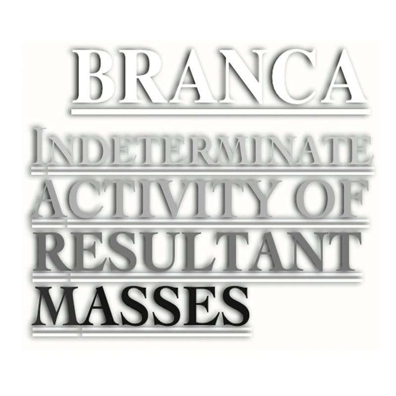 Branca, Glenn - Indeterminate Activity Of Resultant Masses (CD)