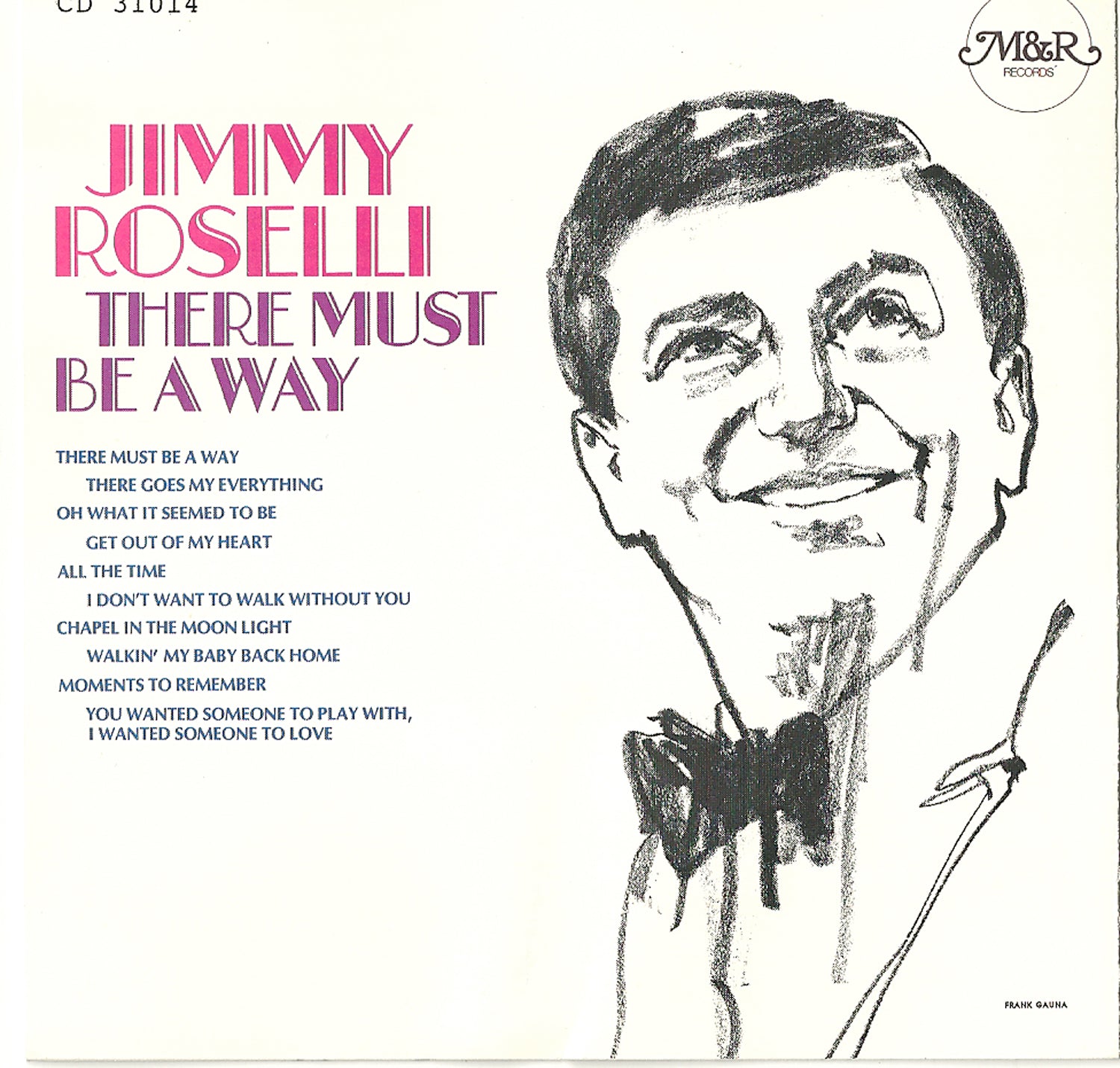 Jimmy Roselli - There Must Be A Way (CD)