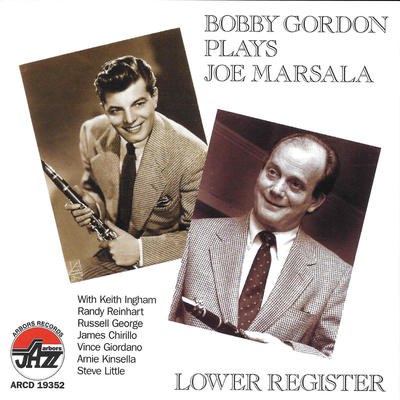 Bobby Gordon - Lower Register: Bobby Gordon (CD)