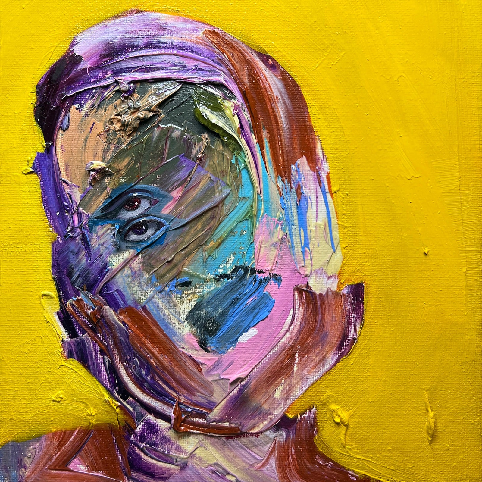 Grey Aura - Zwart Vierkant Slotstuk (LP)