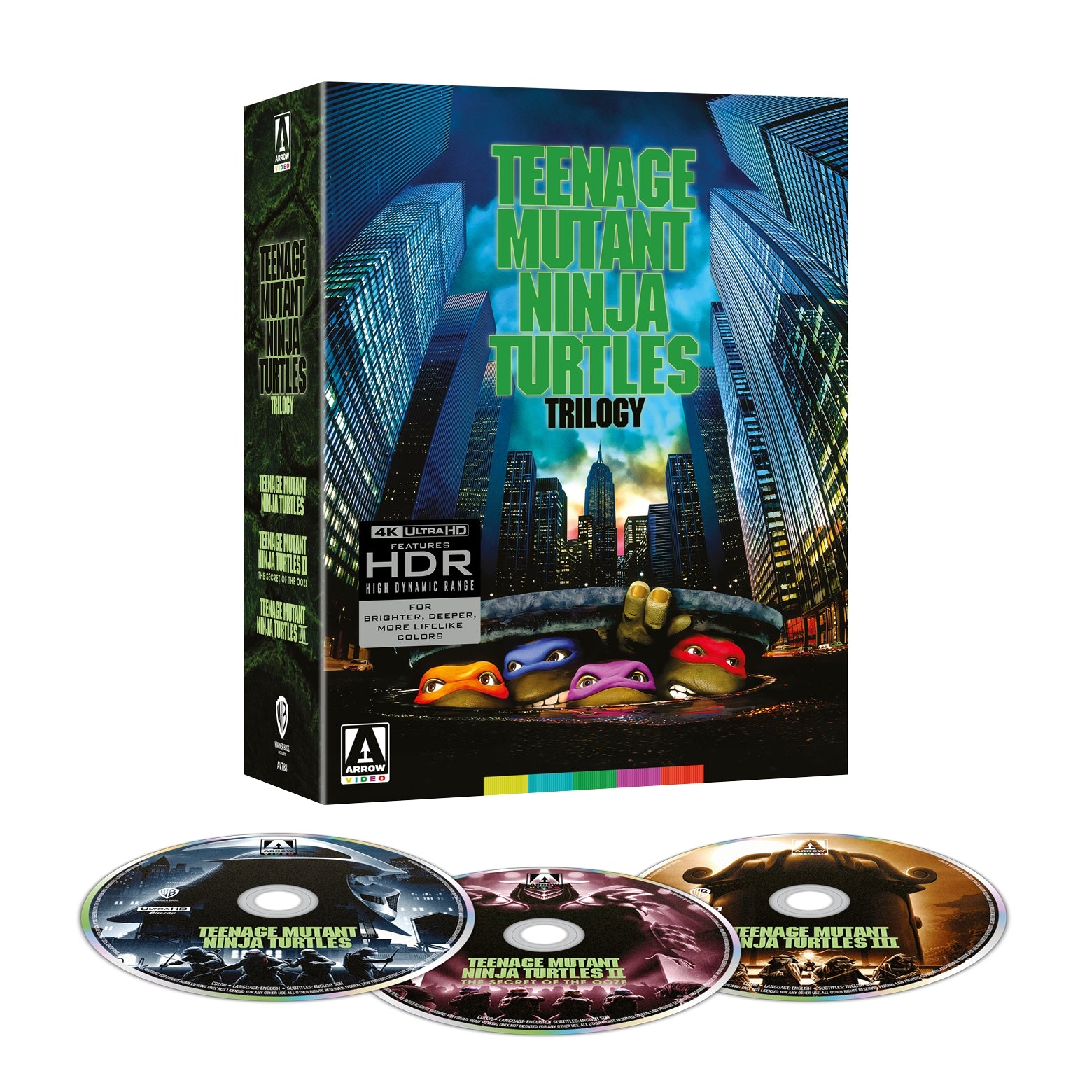 Teenage Mutant Ninja Turtles Trilogy [Limited Edition] (4K Ultra HD) PREORDER