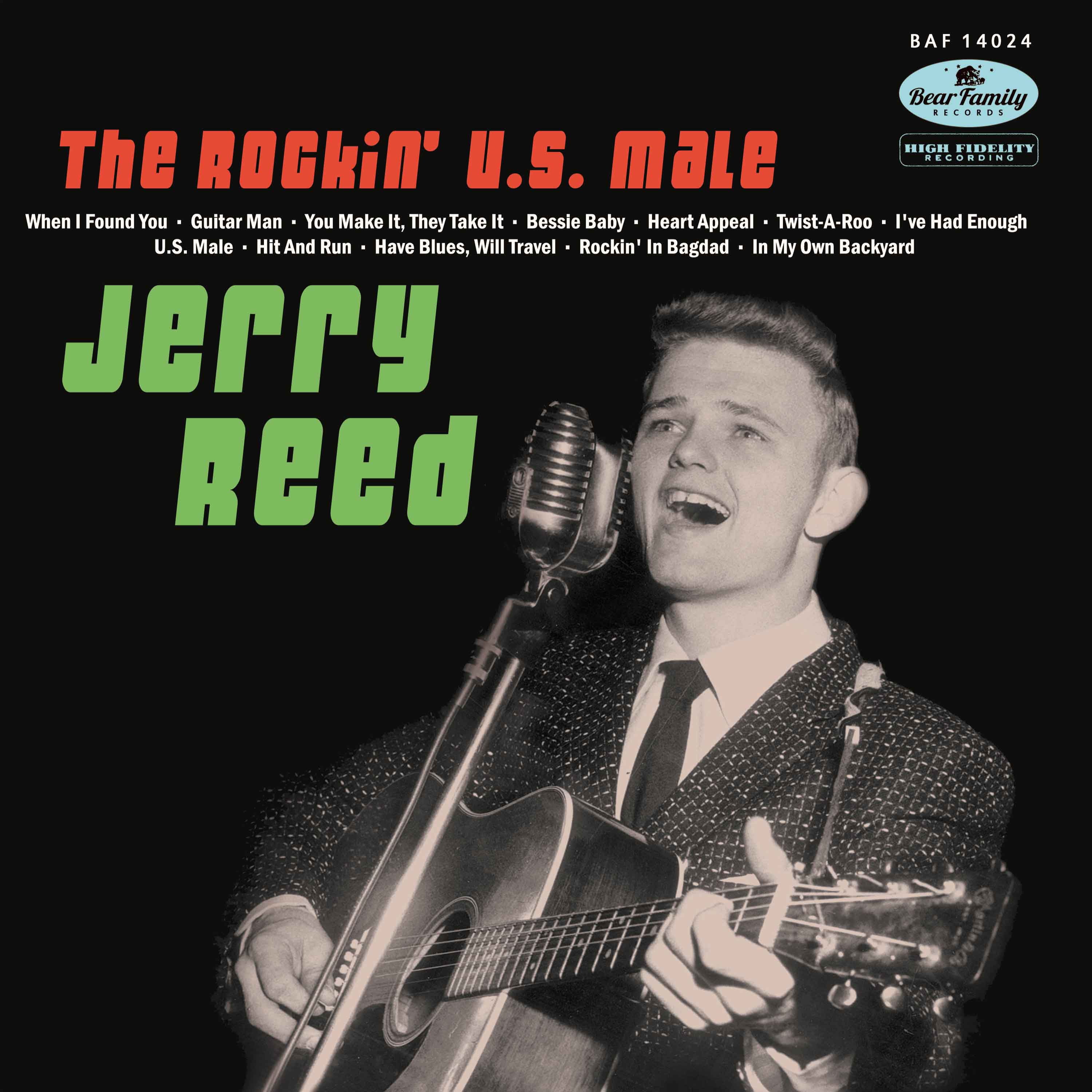 Jerry Reed - The Rockin' U.S. Male (10 INCH)