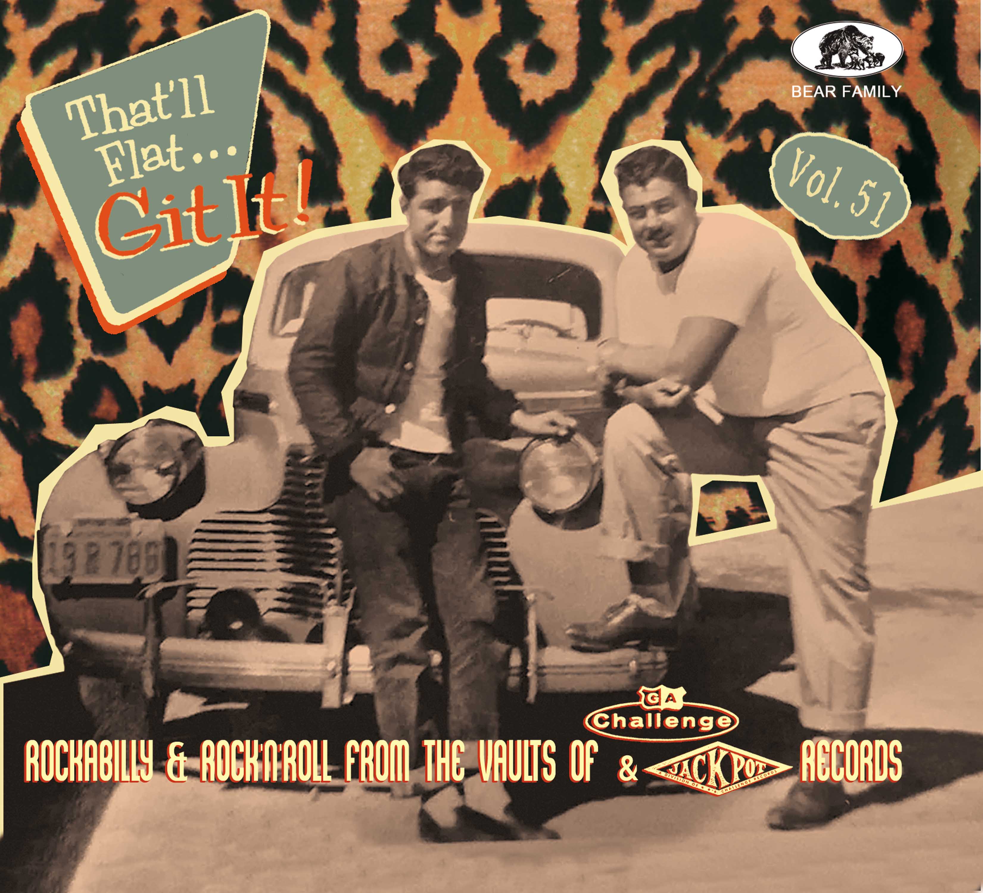 That'll Flat Git It! Vol. 51: Rockabilly & Rock 'n' Roll From The Vaults Of Challenge & Jackpot (CD)