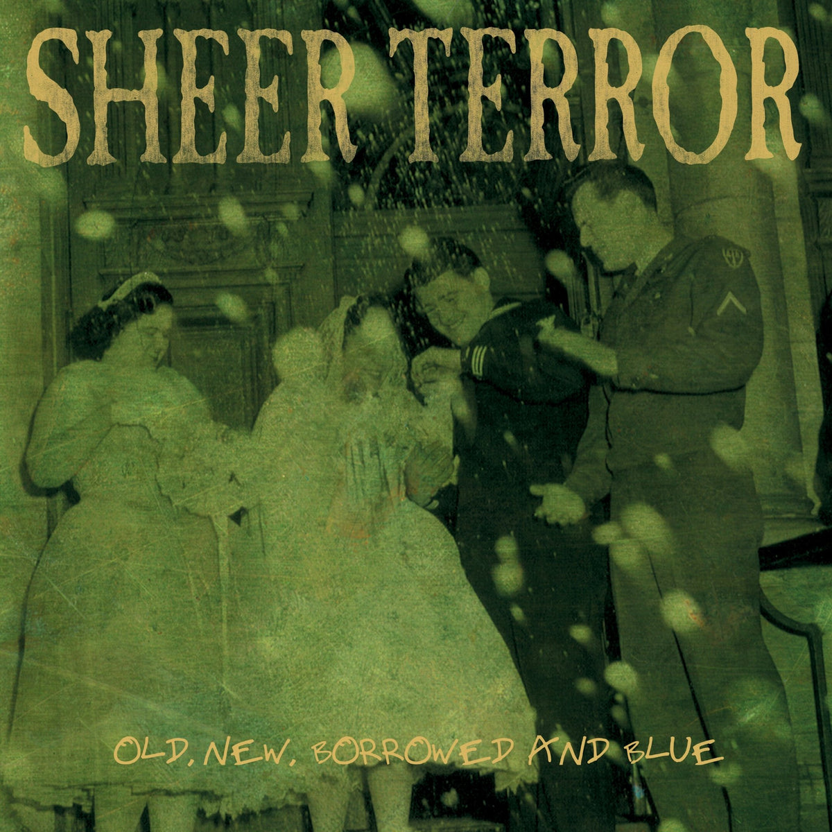 Sheer Terror - Old, New, Borrowed and Blue (Clear Pink & Green Swirl) (LP)