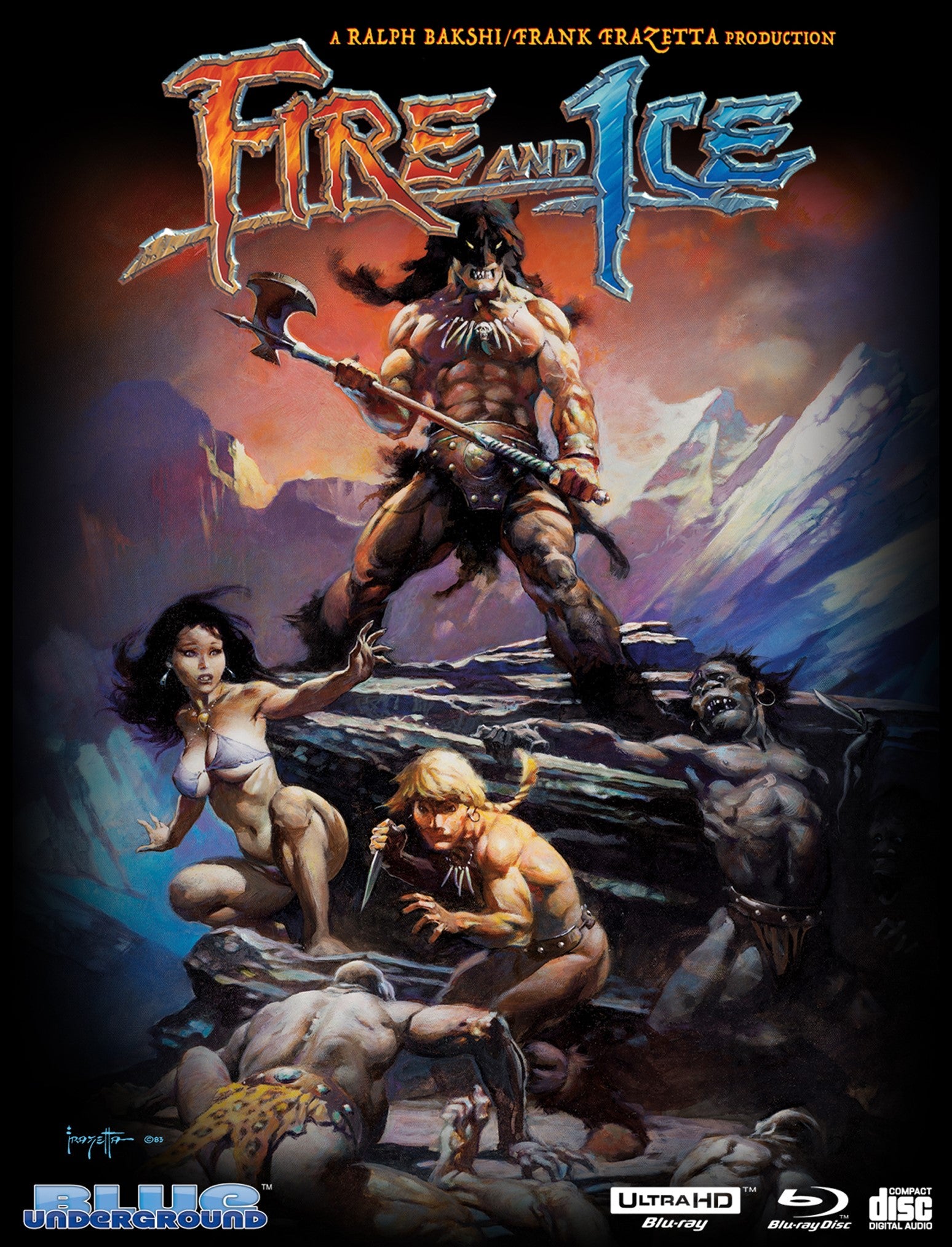 Fire And Ice (3-Disc SteelBook) [4K UHD + Blu-ray + CD] **OSV EXCLUSIVE** (4K Ultra HD)