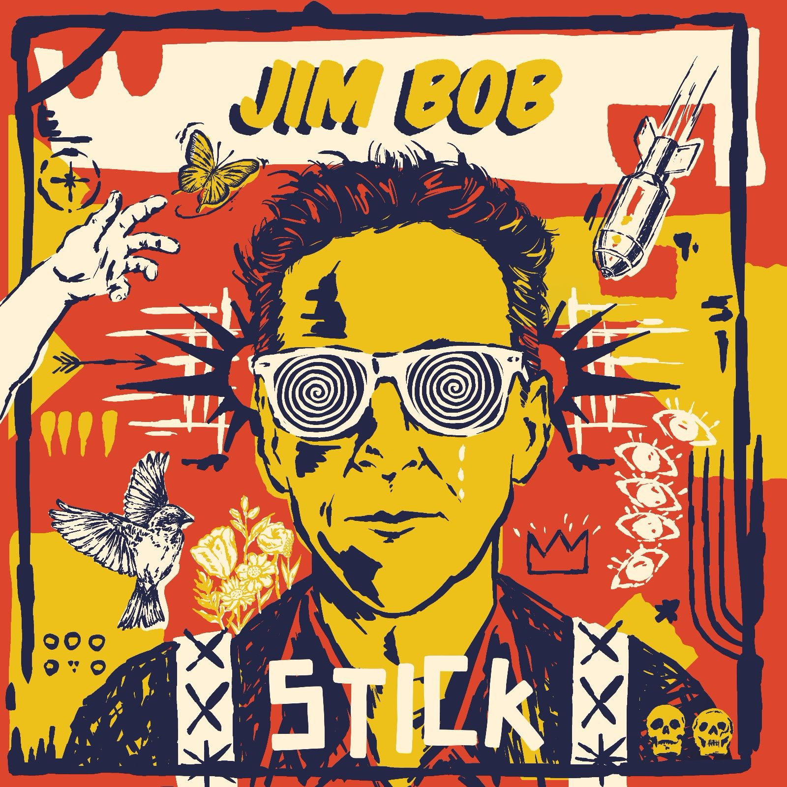 Jim Bob - Stick [Orange Gatefold Vinyl Edition] (LP)