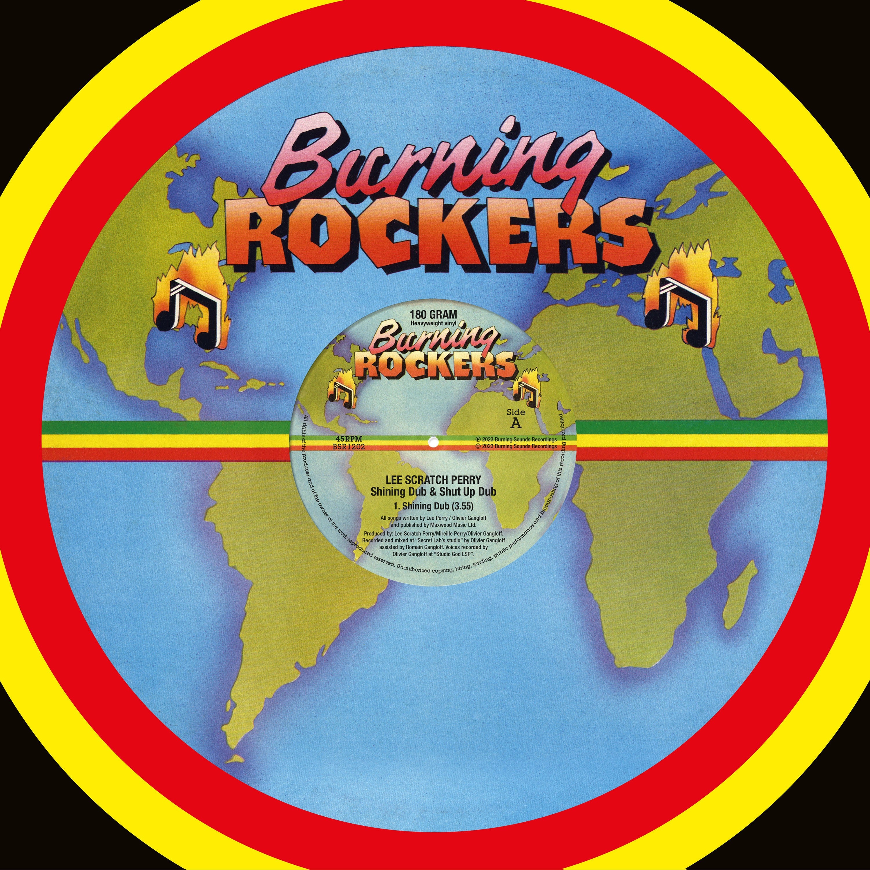 Lee Scratch Perry - Shining Dub & Shut Up Dub (12 INCH SINGLE)