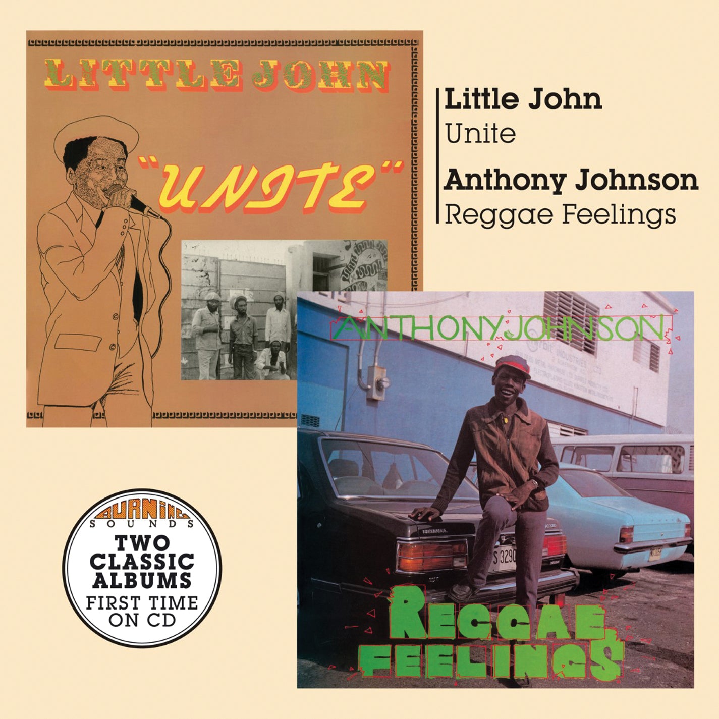 Little John & Anthony Johnson - Unite + Reggae Feelings (CD)