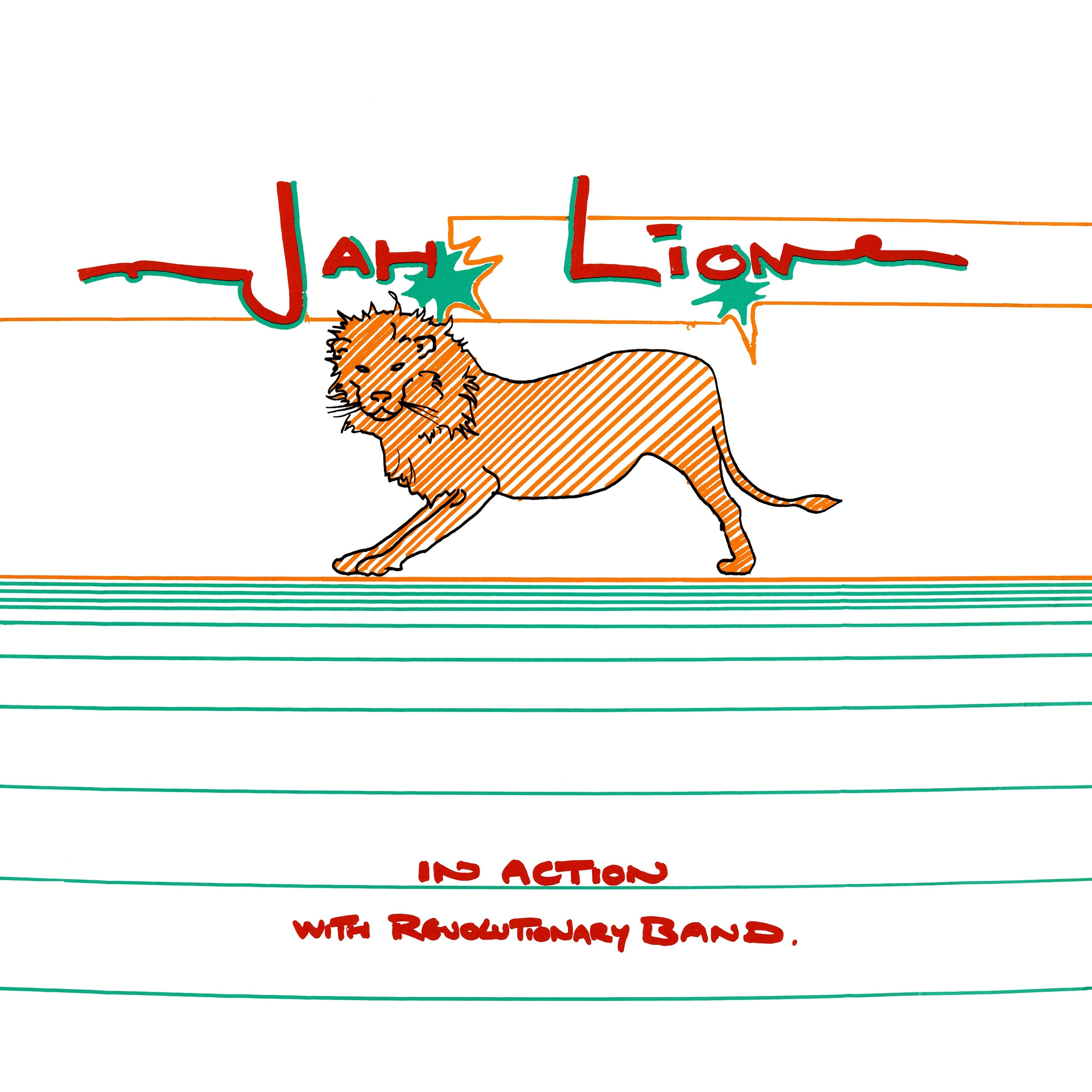 Jah Lion - In Action With The Revolutionary Band (LP)