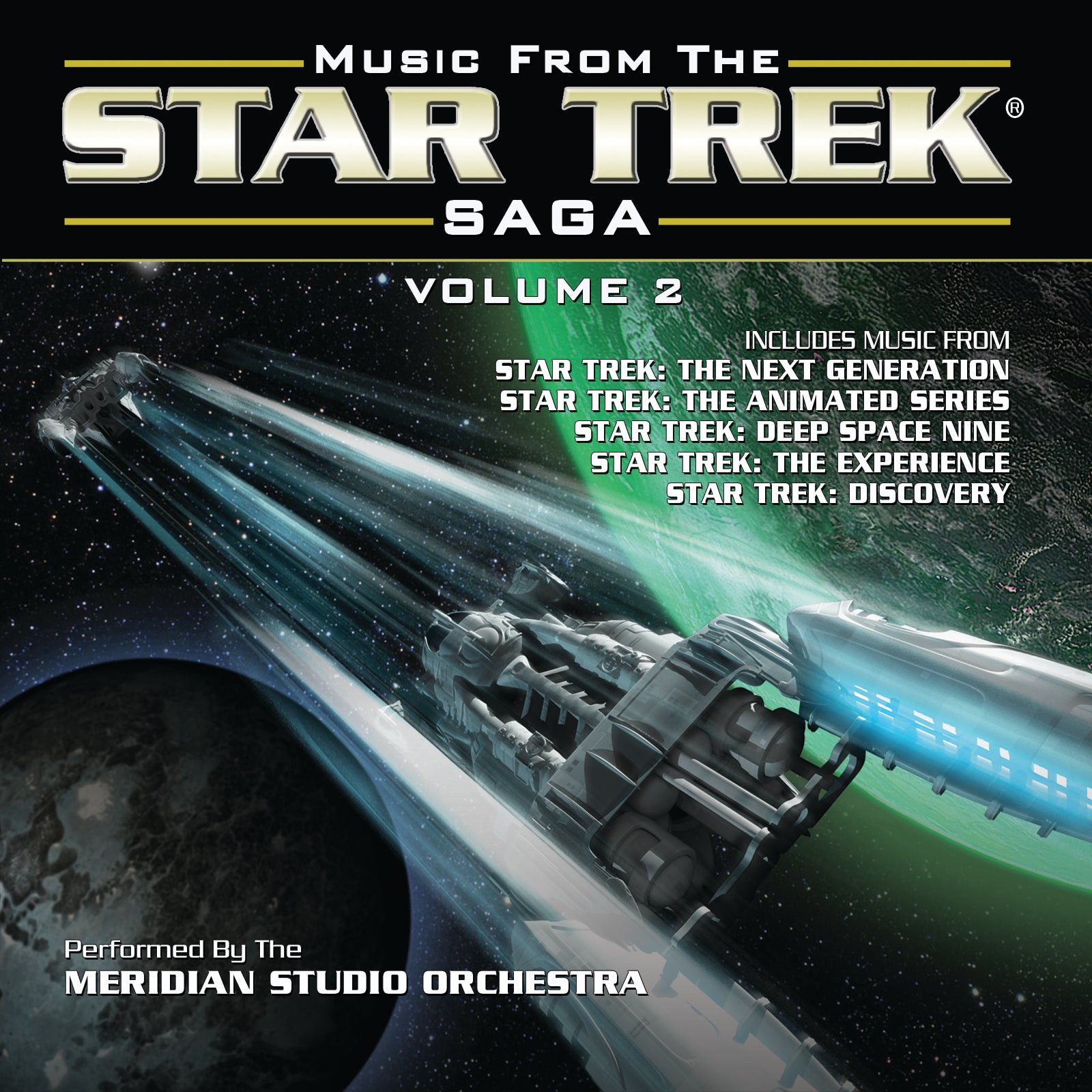 Meridian Studio Orchestra - Music From The Star Trek Saga Volume 2 (CD)