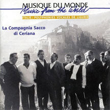 La Compagnia Sacco Di Cerian - Italy: Vocal Polyphonies Fro (CD)