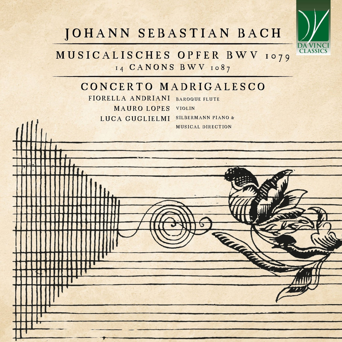 Fiorella Andriani & Mauro Lopes & Luca Guglielmi - Johann Sebastian Bach: Musicalisches Opfer Bwv 1079, 14 Canons Bwv 1087 (CD)