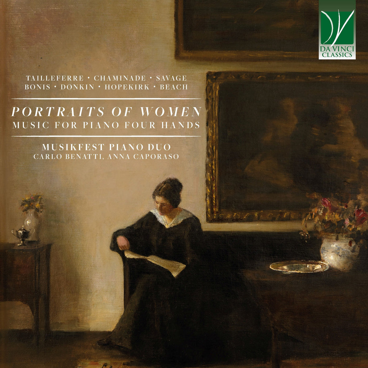 Carlo Benatti & Anna Caporaso - Portraits of Women: Music for Piano Four Hands (CD)