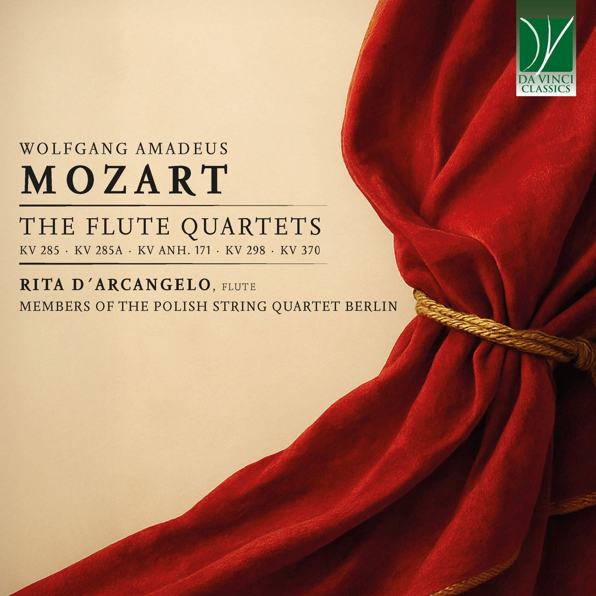 Rita D’Arcangelo & Members of The Polish String Quartet Berlin - Mozart: the Flute Quartets (CD)