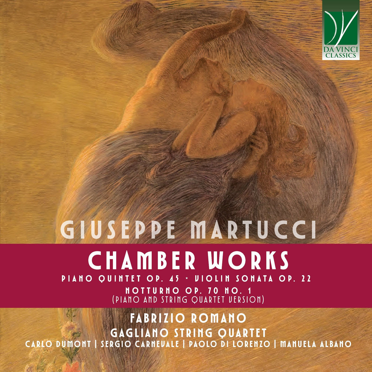 Fabrizio Romano & Gagliano String Quartet & Carlo Dumont - Martucci: Chamber Works (CD)