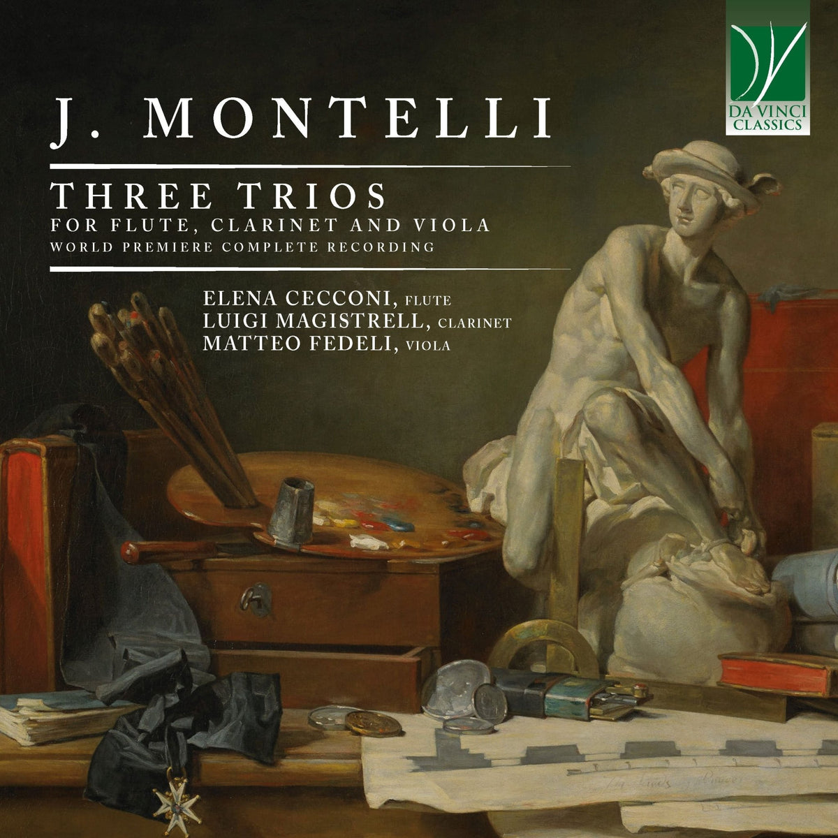 Elena Cecconi & Luigi Magistrelli & Matteo Fedeli - J. Montelli: Three Trios For Flute, Clarinet And Viola (CD)