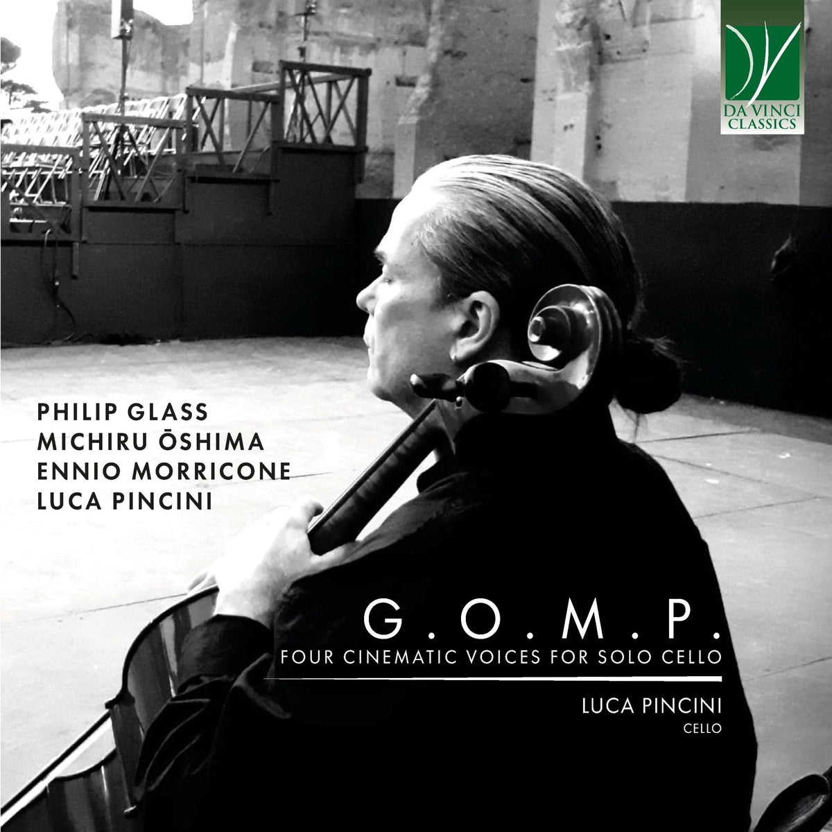 Luca Pincini - G.O.M.P.: Four Cinematic Voices For Solo Cello (CD)