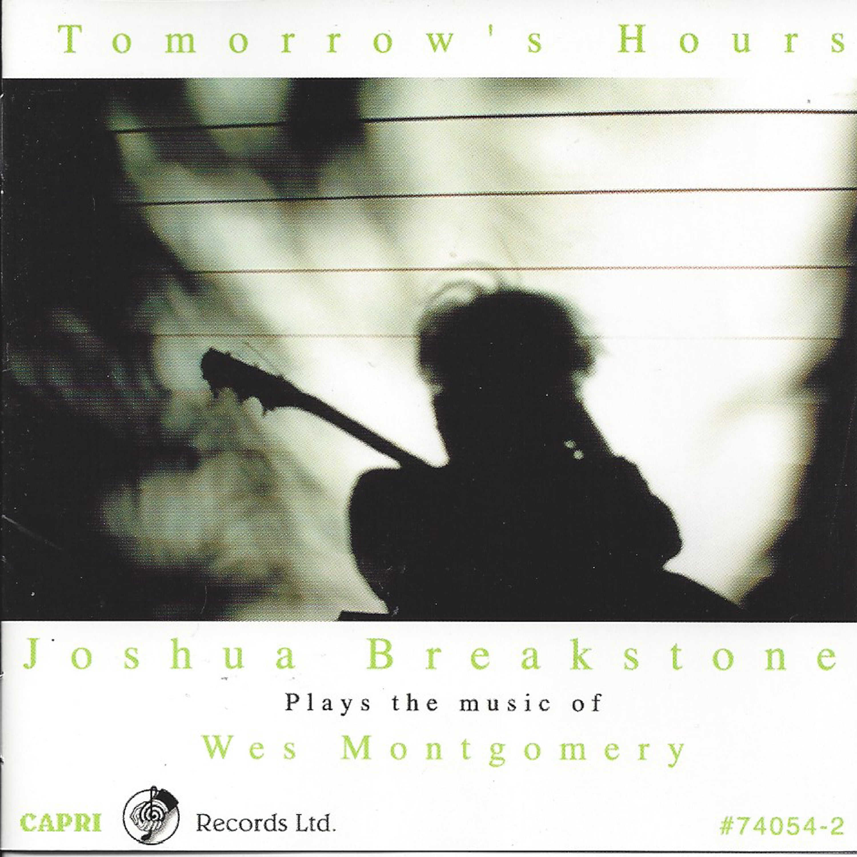 Joshua Breakstone - Tomorrow's Hours (CD)